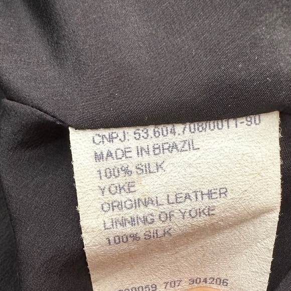 Carlos Miele Skirt, leather, silk, small - Picture 5 of 5